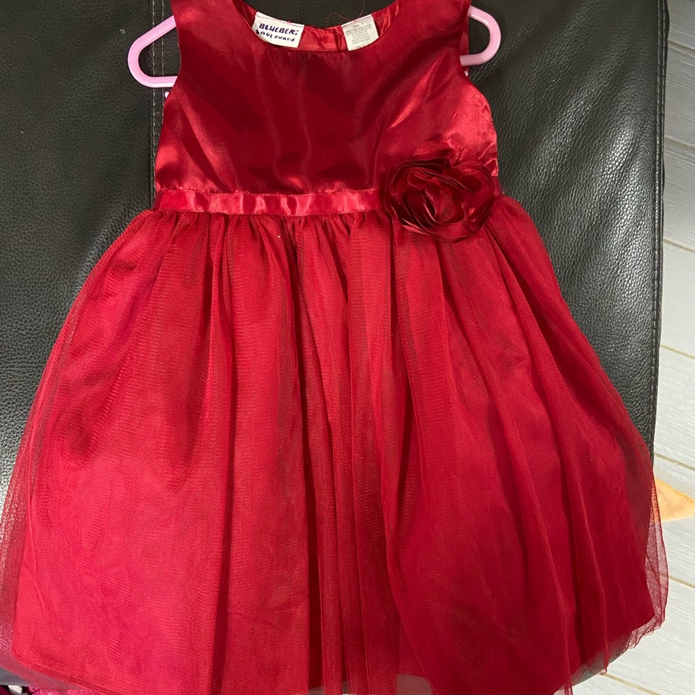 Beautiful red dress w/shrug